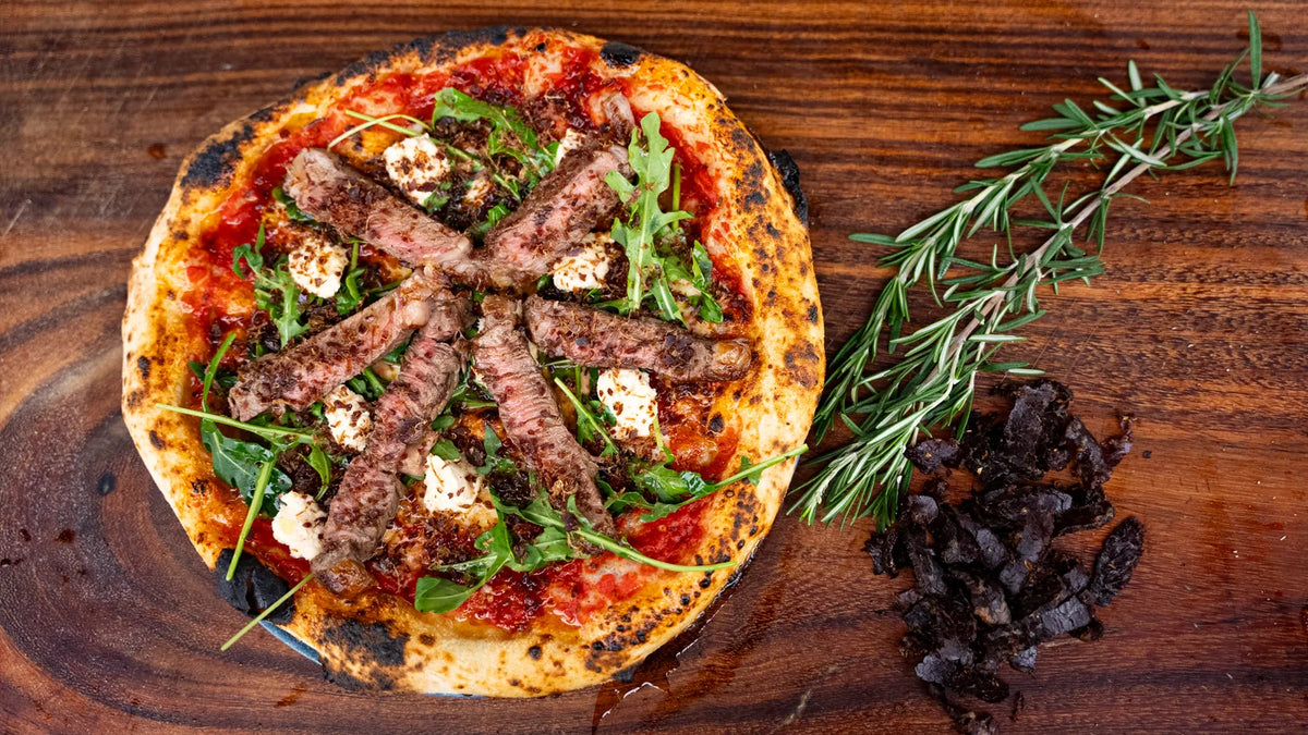 Rib-eye Steak Pizza Recipe