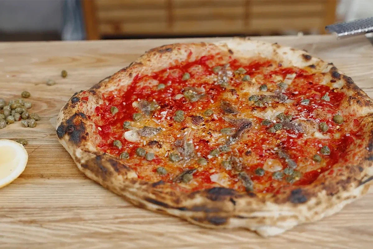 Pizza Recipes - Anchovy, Lemon & Capers