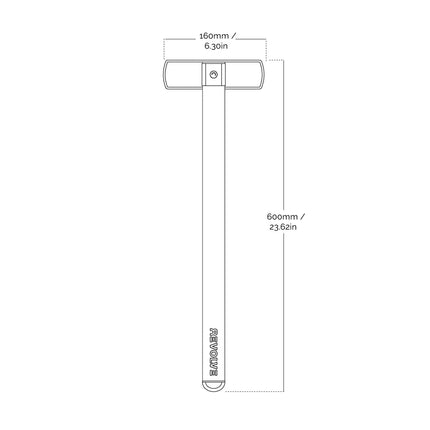Spazzola per la pulizia del forno per pizza Revolve